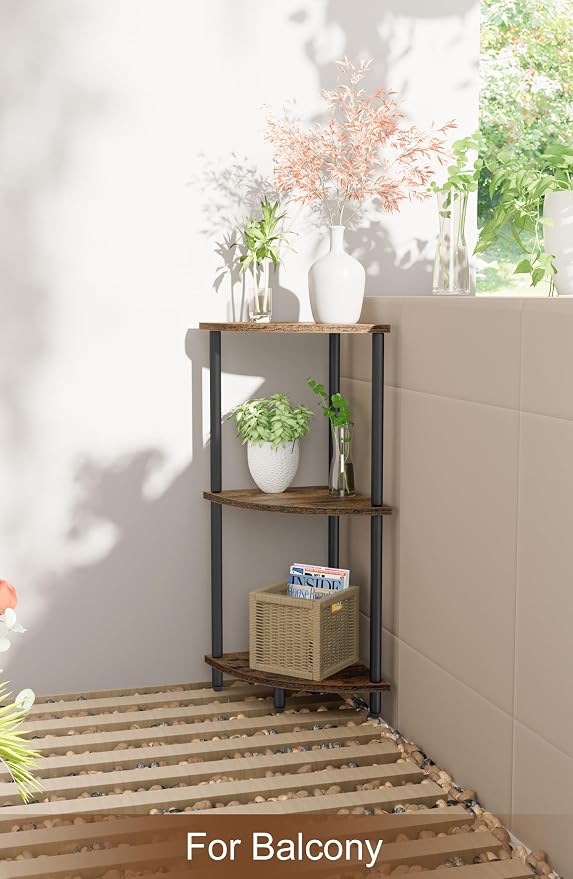 SRIWATANA 3-Tier Corner Shelf Stand - Image 9