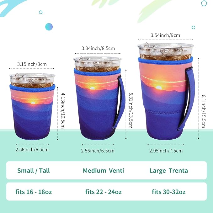 Iced Coffee Sleeve Insulator Sleeves - Image 2