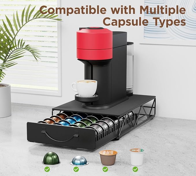 HFHOME Coffee Pod Holder Drawer Compatible - Image 5