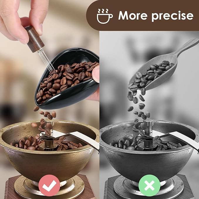 Practical Coffee Dispensers Spray Bottle Container Weighing Tray Metal Spoon - Image 3