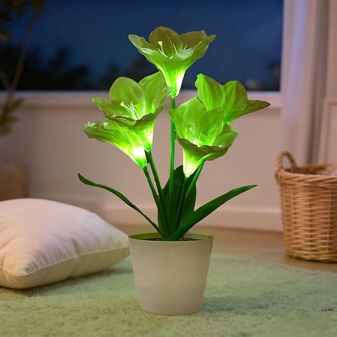 Artificial Lily Fower Lamp - Image 3