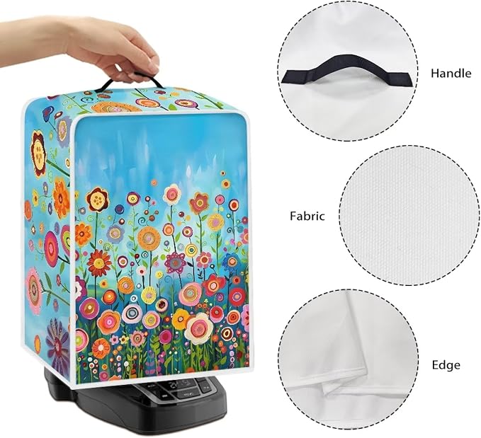 Colorful Dandelion Coffee Maker Cover - Image 5