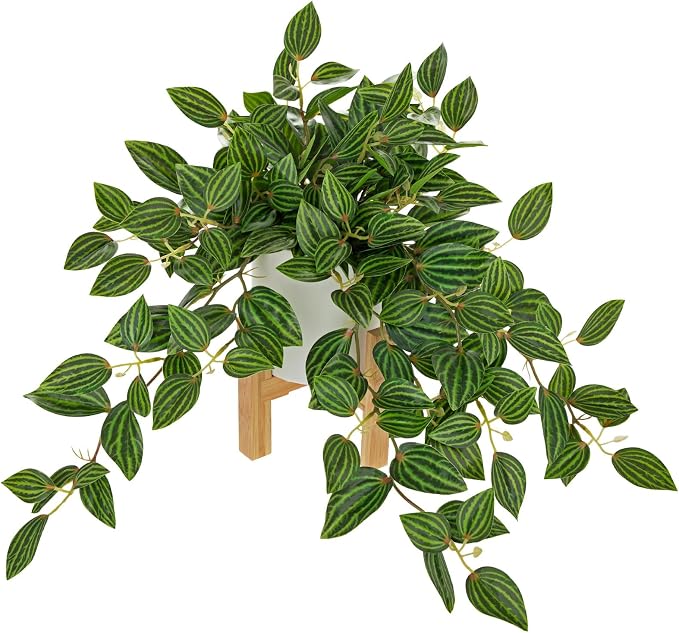 GnFlus Fake Hanging Plants in Ceramic Pot by GnFlus