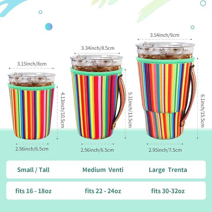 Iced Coffee Sleeve Insulator Sleeves - Image 2
