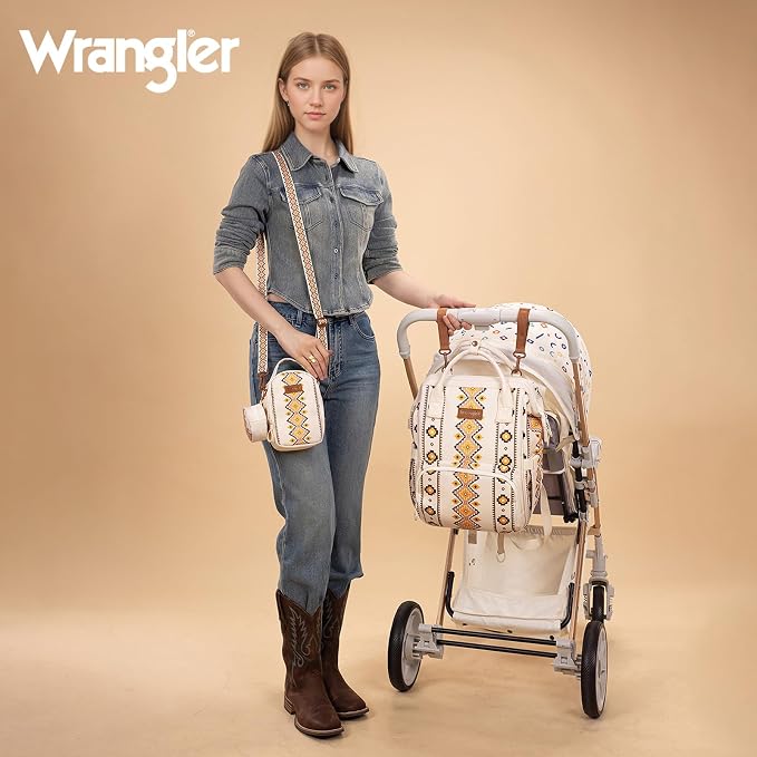 Montana West Wrangler Callie Diaper Bag Backpack - Image 5