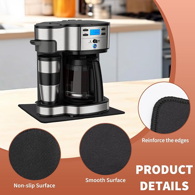 Sliding Pad for Hamilton Beach 2-Way Programmable Coffee Maker- Smooth Glide - Image 3