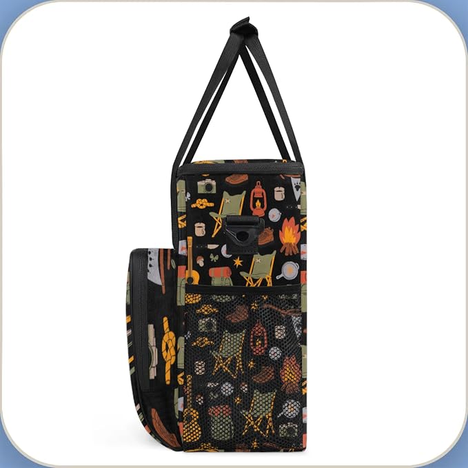 Camping Coffee Maker Travel Bag, Camping Large Carrying Storage Case Insulated - Image 4