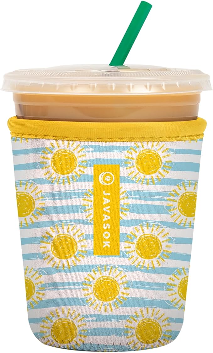Sok It JavaSok Iced Coffee & Cold Soda Insulated Neoprene Cup Sleeve by SokIt
