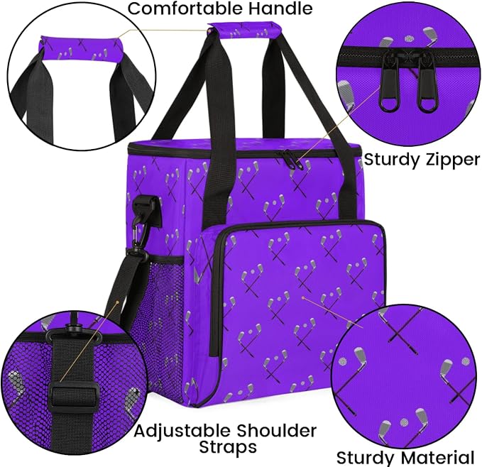 Golf Coffee Maker Travel Bag, Golf Large Carrying Storage Case Insulated - Image 6