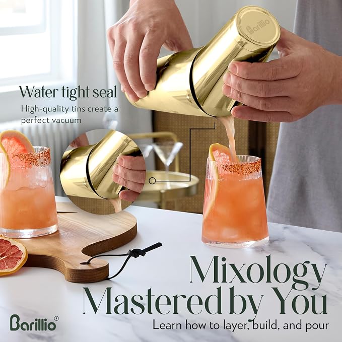 Barillio Gold Boston Shaker Set - Image 5