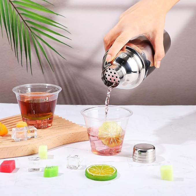 Nitial 9 Pcs Bar Cocktail Shaker Professional Stainless Steel Martini Drink - Image 7