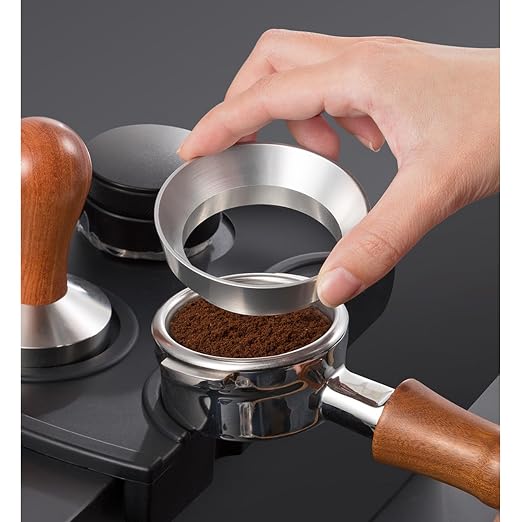 58mm Espresso Dosing Funnel, Stainless Steel Coffee Dosing Ring Compatible - Image 9