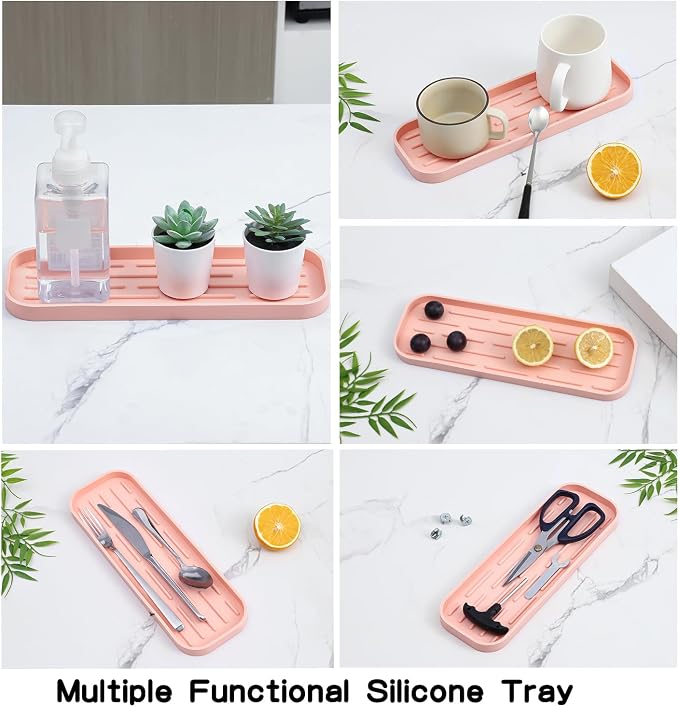 MicoYang Silicone Kitchen Sink Organizer Tray - Image 5