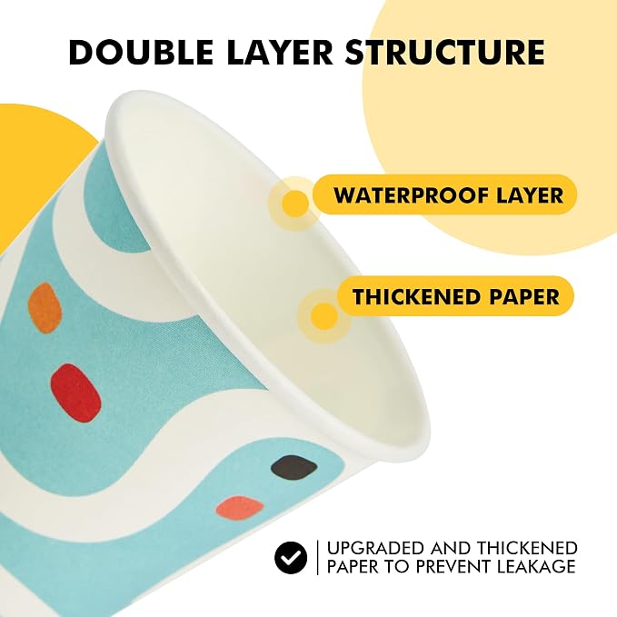 RACETOP Paper Cups 3 oz, Bathroom Cups 3 oz, Disposable Bathroom Paper Cups - Image 7