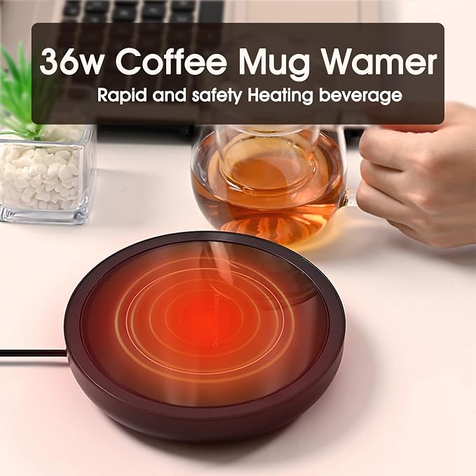 Coffee Mug Warmer, Fastest Heating Temperature, KRGMNHR Coffee Cup Warmer - Image 5