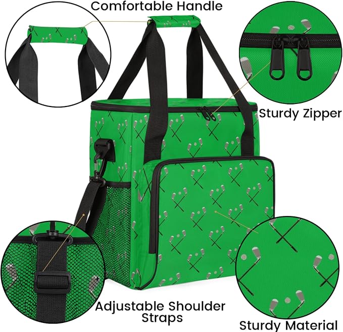 Golf Coffee Maker Travel Bag, Golf Large Carrying Storage Case Insulated - Image 6