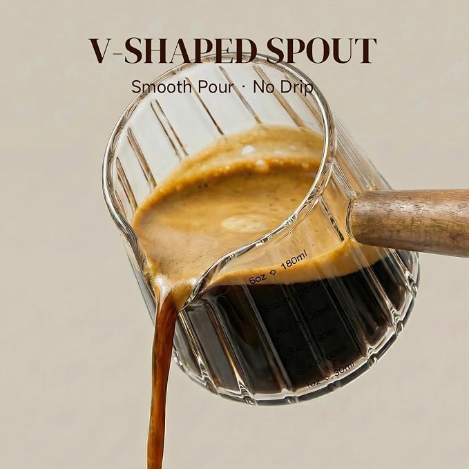 6oz Espresso Shot Measuring Cup, Heat Resistant Borosilicate Glass - Image 4
