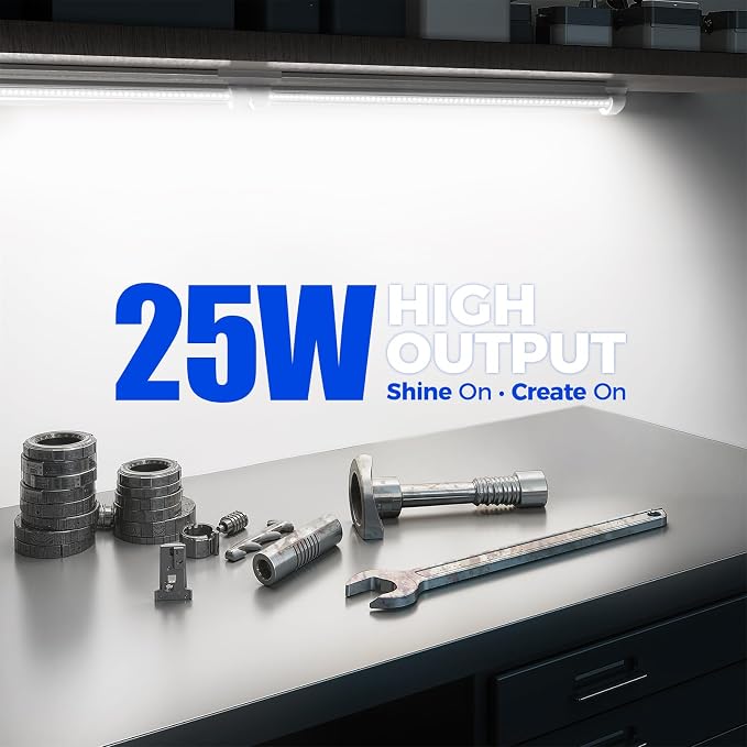 Barrina 5000K 1.5FT LED Shop Light, T8 Under Cabinet Lighting, Tube Light - Image 2