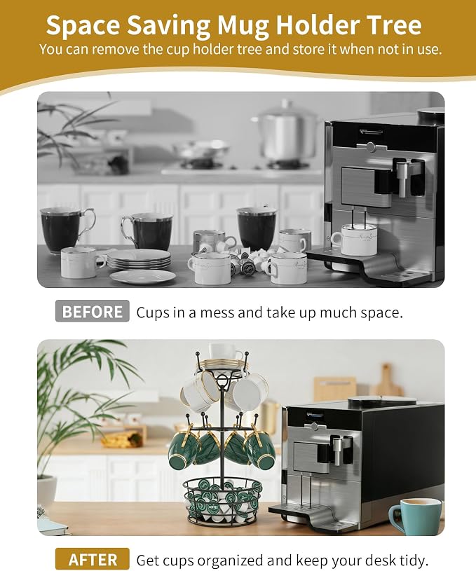 Mug Holder Tree, Coffee Cup Holder - Image 3
