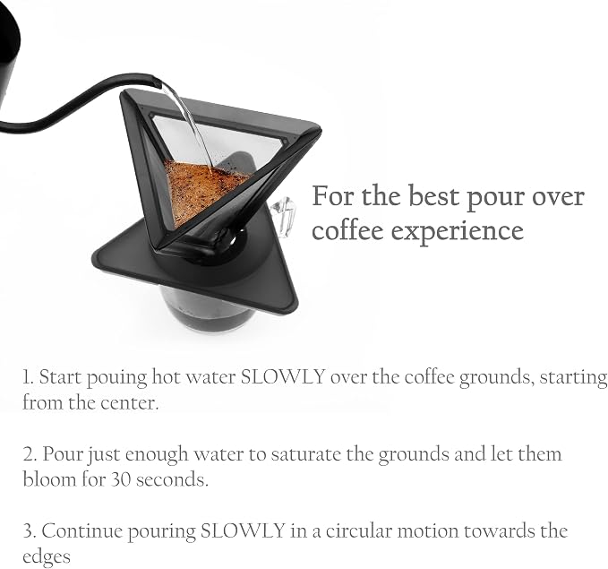 Portable Pour Over Coffee Dripper - Image 2
