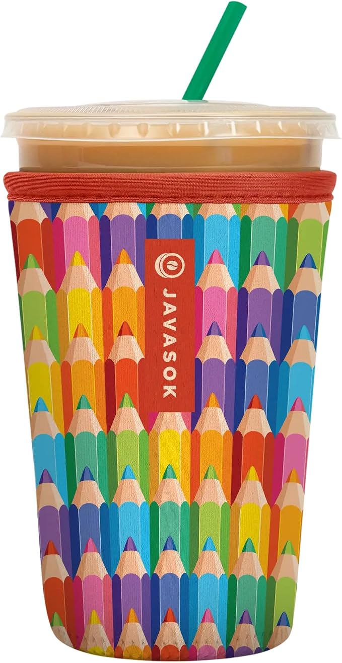 Sok It JavaSok Iced Coffee & Cold Soda Insulated Neoprene Cup Sleeve by SokIt