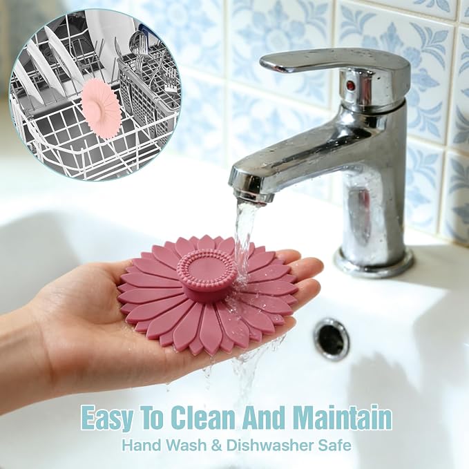 12 Pcs Silicone Cup Cover Lids, 4.3 In Drink Covers - Image 4