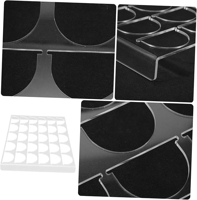 TEHAUX 30 Grid Capsule Organizer Rack Espresso Capsule Holder Kitchen Shop - Image 5