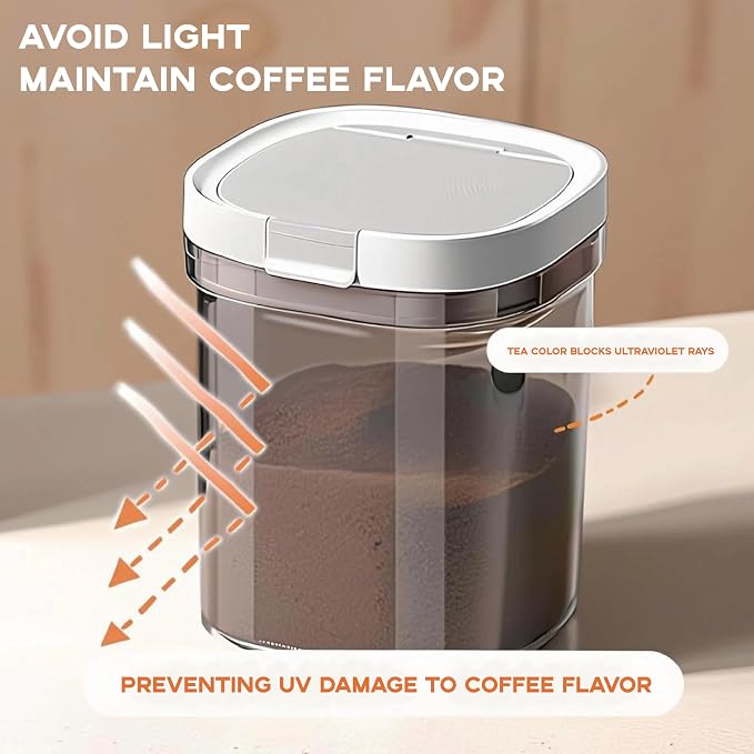 Airtight Coffee Canister, 15oz Coffee Storage Container - Image 3