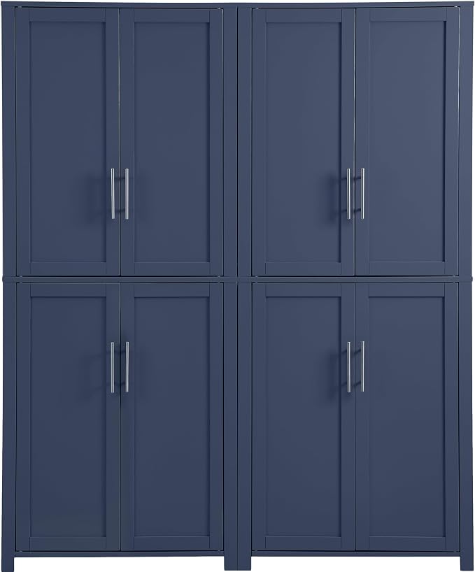 Crosley Furniture Savannah 2-Piece Pantry Storage Cabinet Set - Image 4