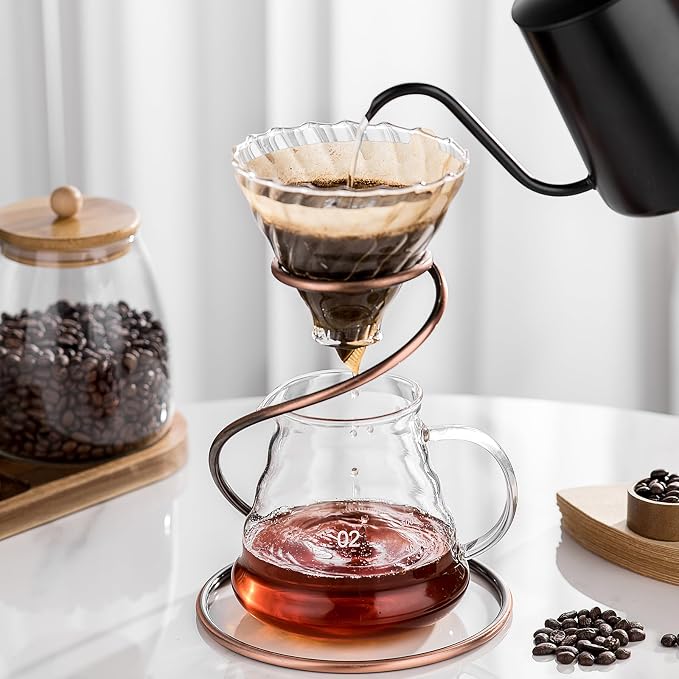 Coffee Pour Over Set – Complete Pour Over Coffee Maker - Image 6