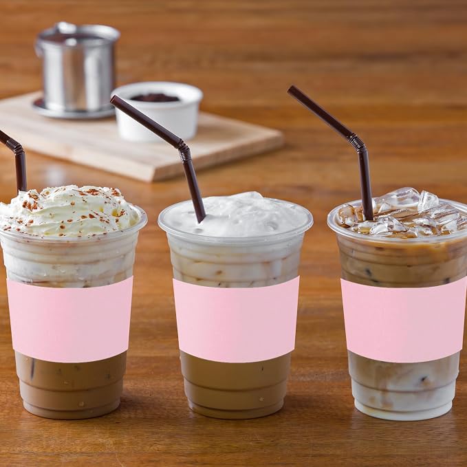Disposable Coffee Cup Sleeves Corrugated Kraft Paper Coffee Cup Sleeves Holder - Image 6