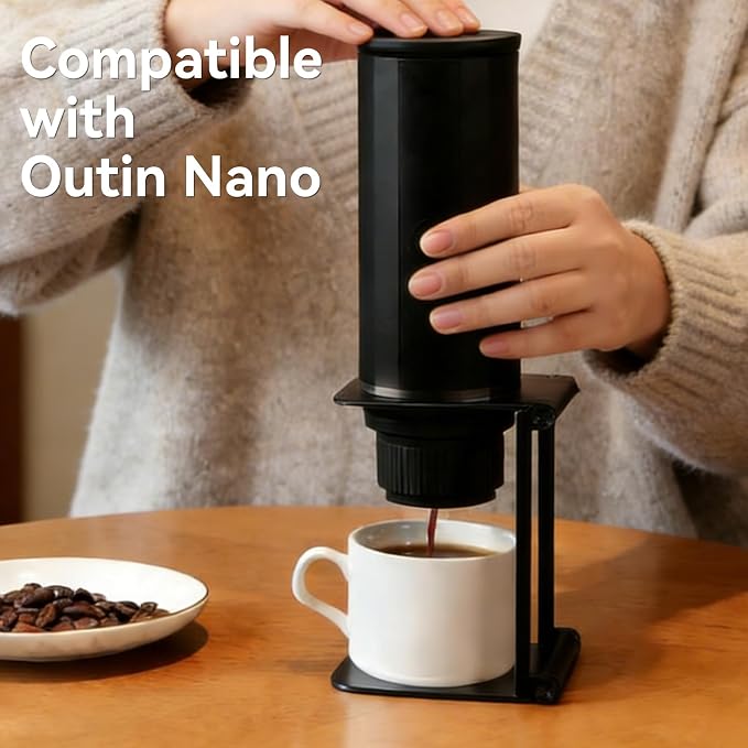 Zayin Travel Coffee Maker Stand, Portable & Foldable Espresso Machine Stand - Image 2