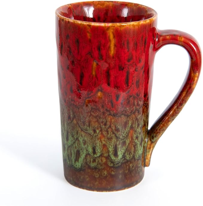 20oz Porcelain Coffee Mugs Set of 4, Large Tall Coffee Mugs - Image 6