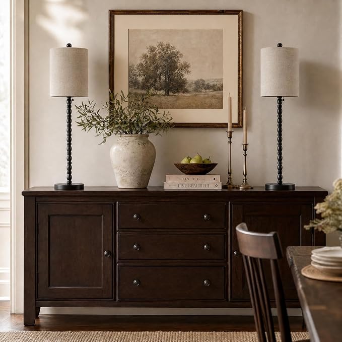 Buffet Lamps, Table Lamps Set of 2-30" H Tall - Image 3