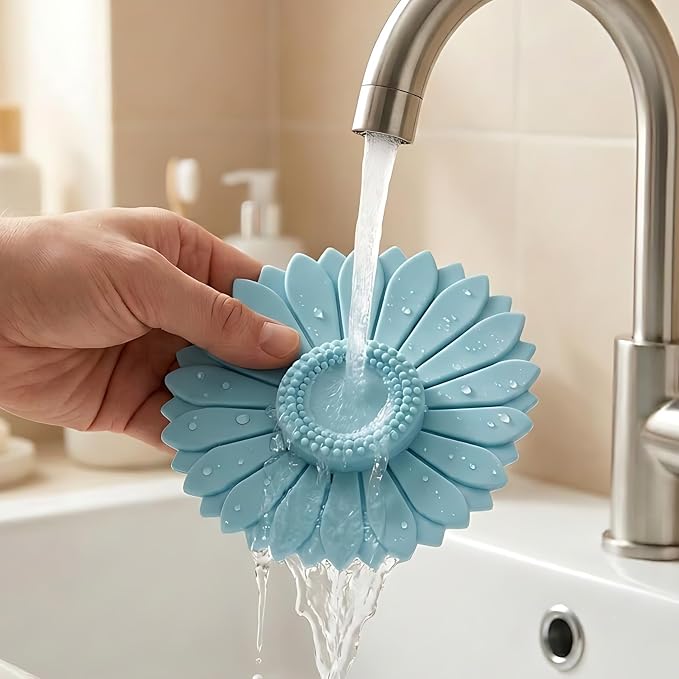 4 Pcs Sunflower Shape Silicone Cup Covers - Image 5