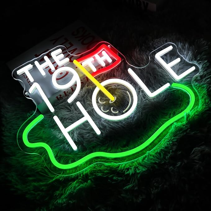 Golf Neon Sign for Wall Decor Dimmable 19th Hole Led Sign for Bedroom Neon - Image 5