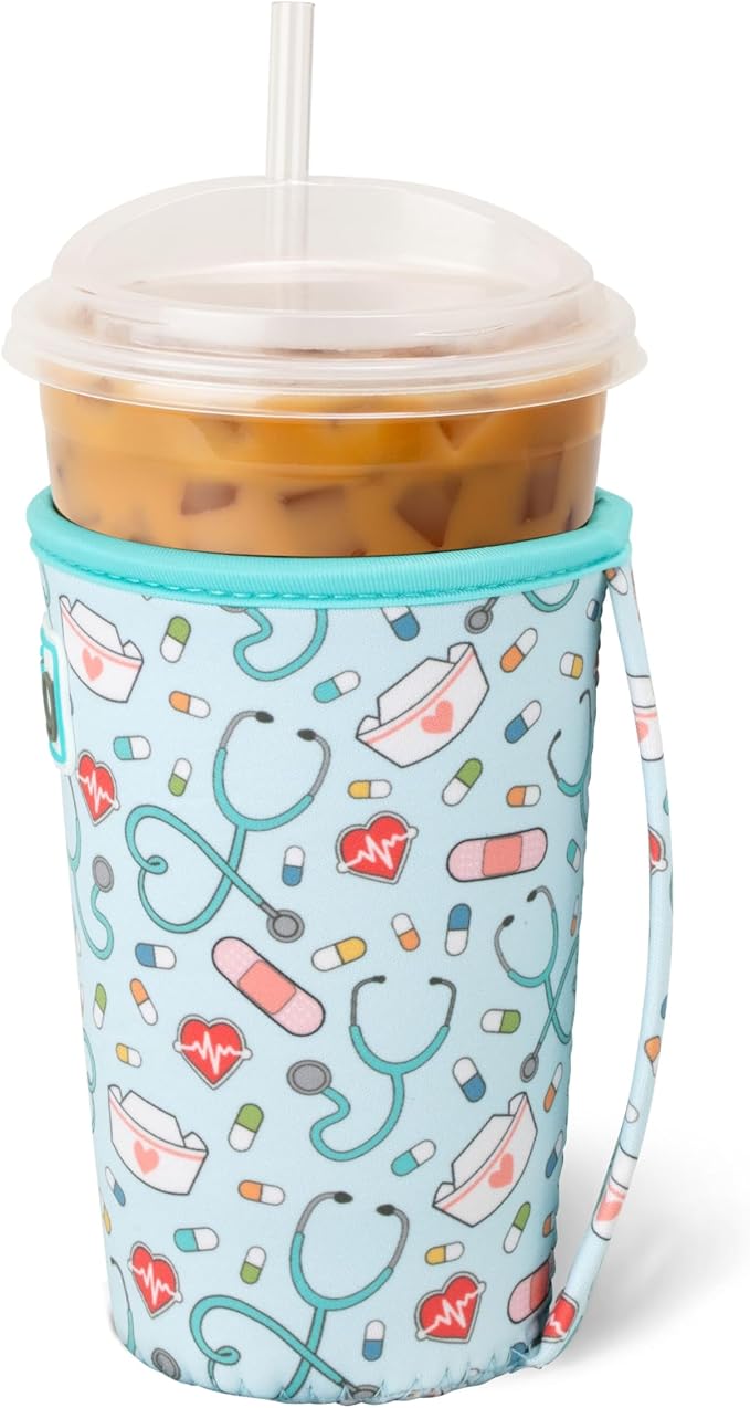 Swig Life Medium Iced Cup Coolie, Standard 22oz Iced Coffee Cup Insulator Sleeve - Image 3