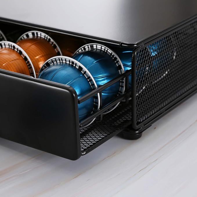 HiveNets Nespresso Vertuoline Capsule Storage Drawer Vertuo Coffee Holder Metal - Image 8