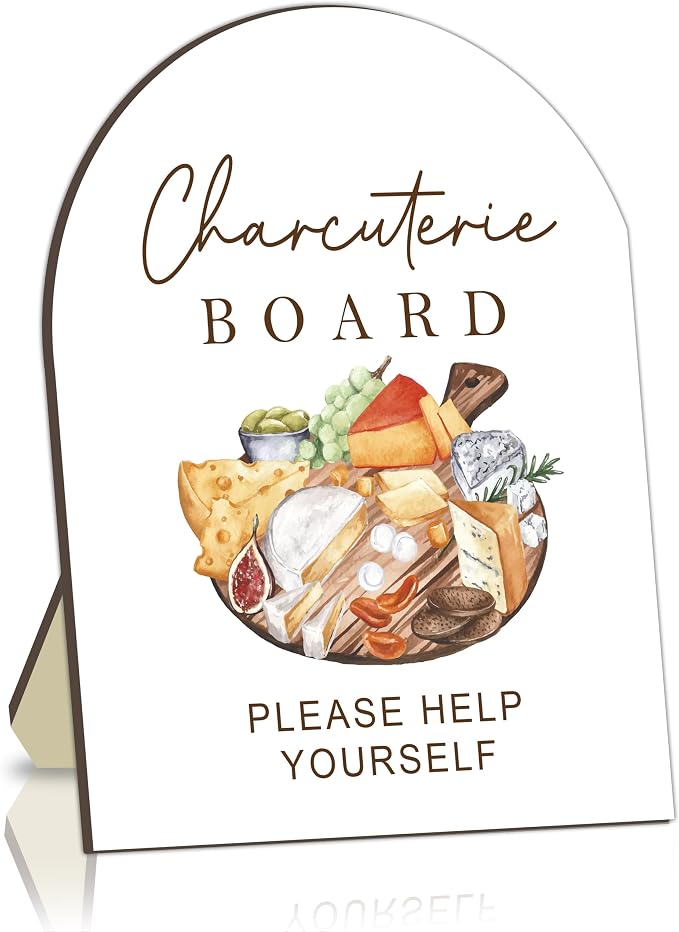 Charcuterie Board Sign, Food Grazing Sign by Unknown