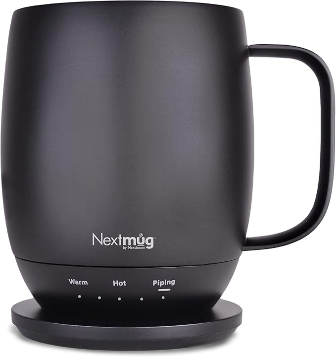Nextmug - Temperature-Controlled, Self-Heating Coffee Mug by NextmugbyNextboom