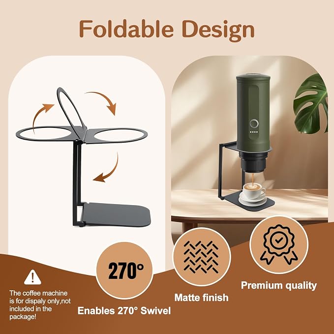 Stand Compatible with Outin Nano – Portable Foldable Coffee Maker Stand with - Image 4