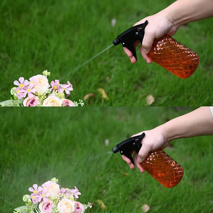 Glass Handheld Spray Bottle - 12oz Refillable Bottle ，Adjustable Nozzle - Image 3