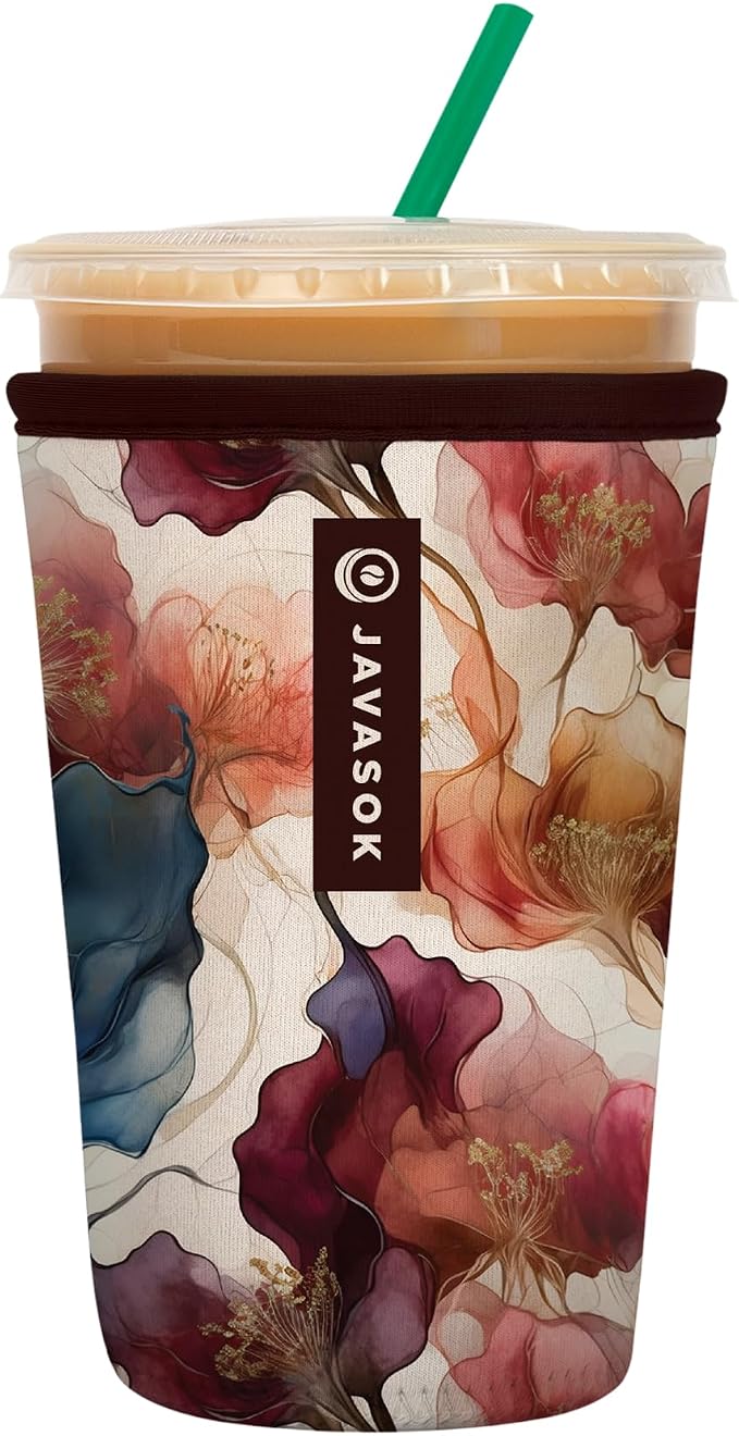 Sok It JavaSok Iced Coffee & Cold Soda Insulated Neoprene Cup Sleeve by SokIt