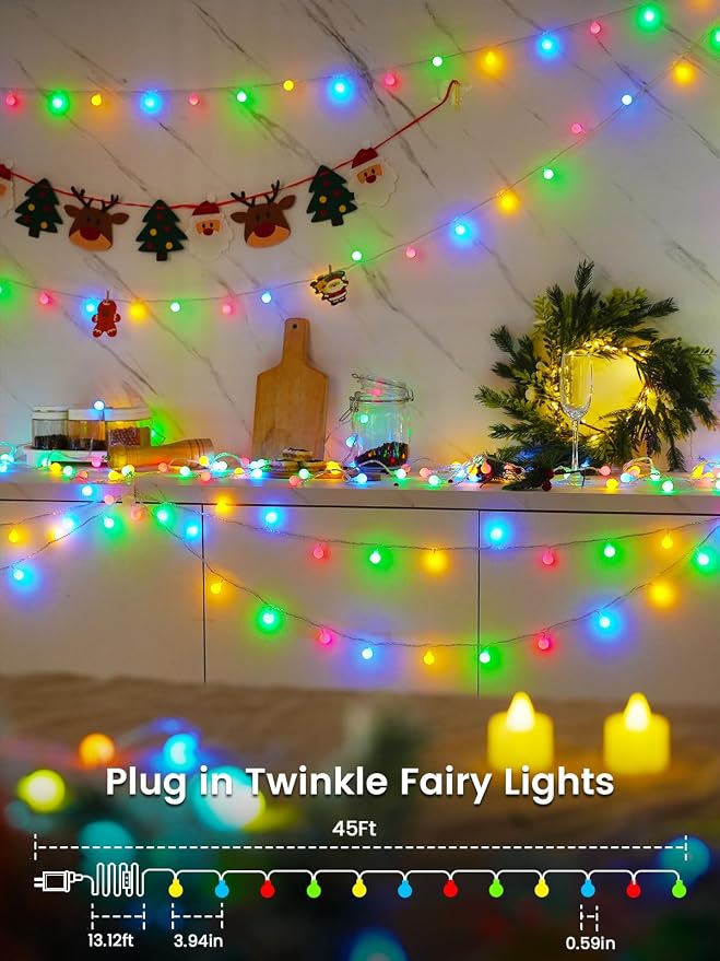 2026 78ft Smart Color Changing Red White and Blue String Lights Outdoor Indoor - Image 5