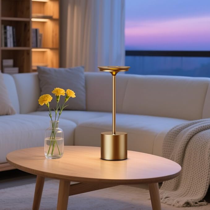 Rechargeable Cordless Table Lamp, 6000mAh Battery Operated Desk Lamp, IP54 - Image 6