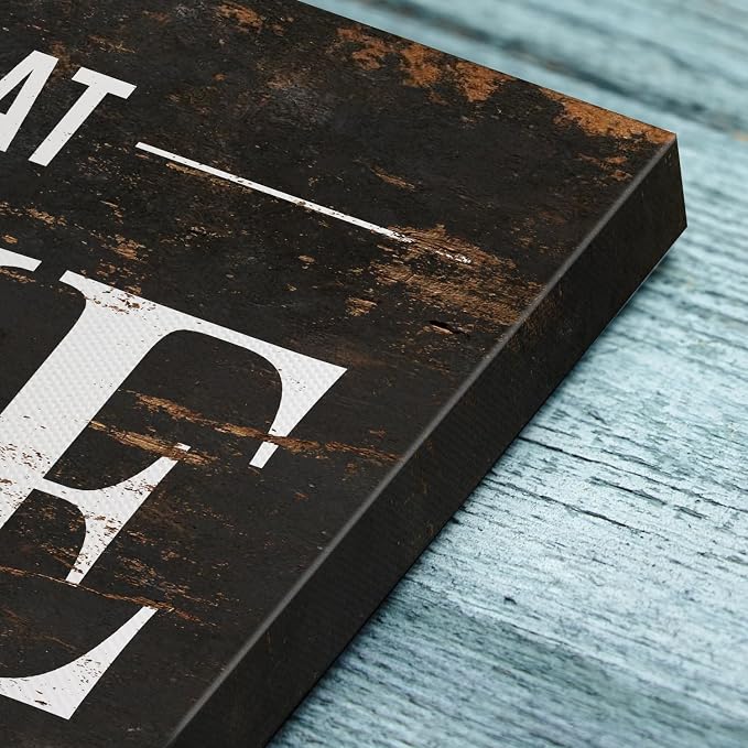 IPIC - Farmhouse Family Sign on Canvas, Rustic Family Wall Decor, Home Sweet - Image 5