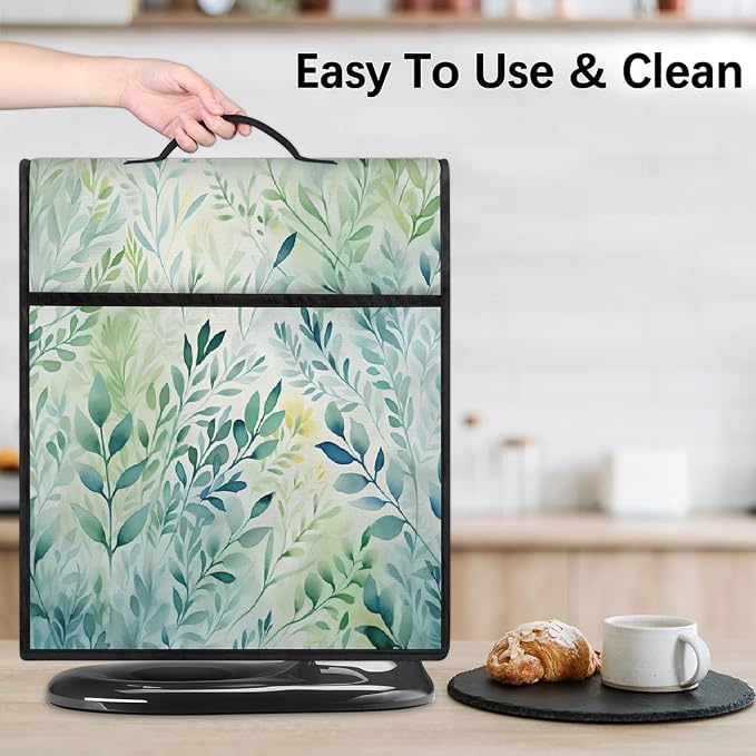 Leaves Kitchen Aid Mixer Cover Compatible Stand Mixer Dust Cover | Watercolor - Image 6