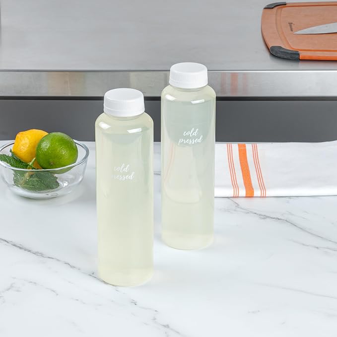 Restaurantware Label Tek 1.9 x 1 Inch Cold Pressed Juice Bottle Labels 100 - Image 4