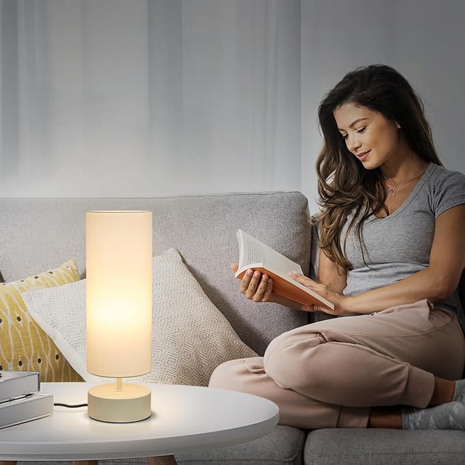 Touch Control Table Lamp, 3 Way Dimmable Bedside Table Lamp - Image 5
