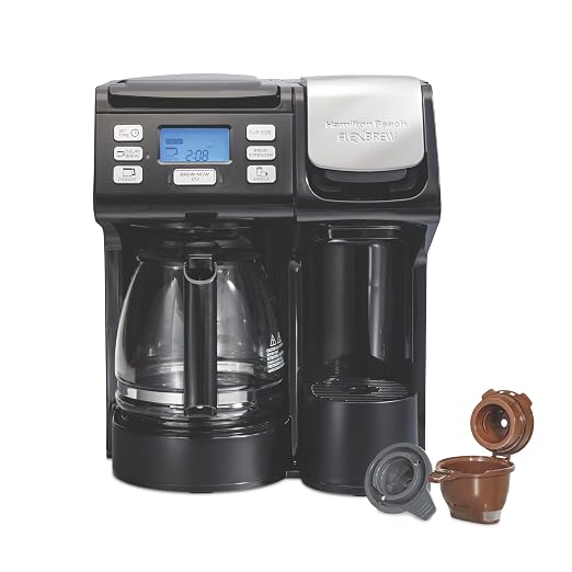 Hamilton Beach FlexBrew Trio 2-Way Coffee Maker, Compatible by HamiltonBeach